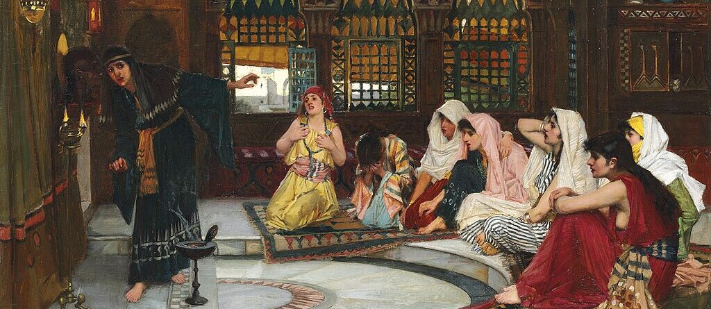 "Consultando l'oracolo", John William Waterhouse, 1884.