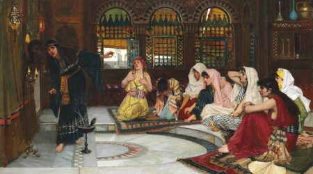 "Consultando l'oracolo", John William Waterhouse, 1884.
